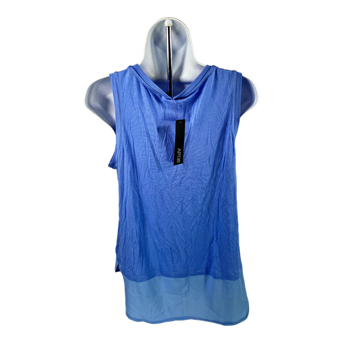 NEW Apt.9 Women’s Blue Rhinestone Trim Sleeveless Tank Top - M image 2