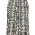 Chico's Platinum Women's Beige Snake Print Ankle Cropped Denim Jeans-2/12