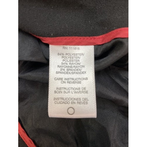 Michael Kors Women's Black Polyester Lined Straight Skirt Sz 4 image 4