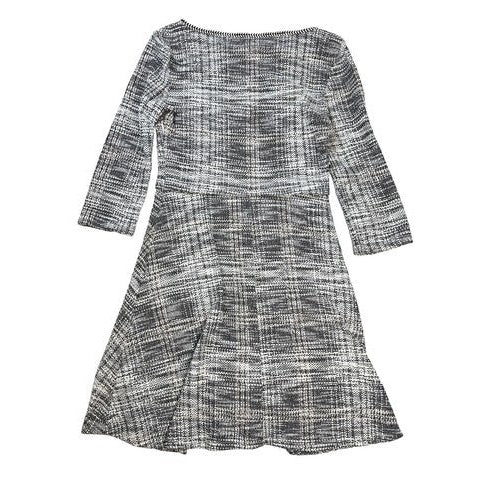 Max Studio Women's White/Black Tweed A-Line Dress - S image 2
