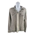 Trouble at the Mill Women's Gray Made in USA Full Zip Sweatshirt Sz S