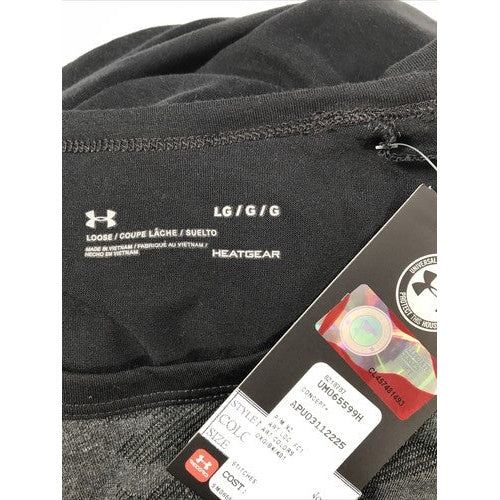 NEW Under Armour Men Black Wichita State Seamless Short Sleeve Shirt Sz L image 3