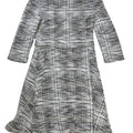Max Studio Women's White/Black Tweed A-Line Dress - S
