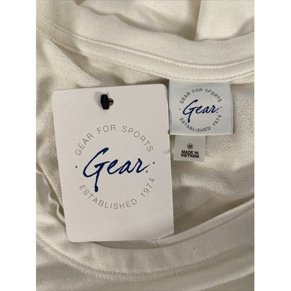 NEW Gear Women's White Knit Gonzaga Chicago Sweatshirt - M image 3