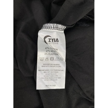 NEW Zyia Active Men's Black Athletic Cutoff Split T Tank - S image 4