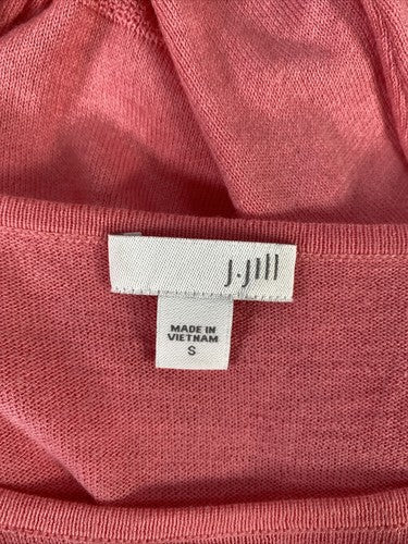 J.Jill Women's Pink Long Sleeve Thin Knit Sweater - S image 3