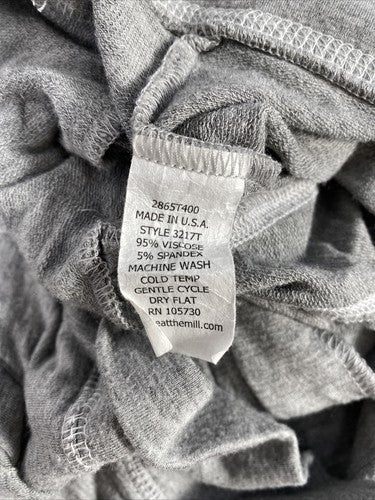 Trouble at the Mill Women's Gray Made in USA Full Zip Sweatshirt Sz S image 4