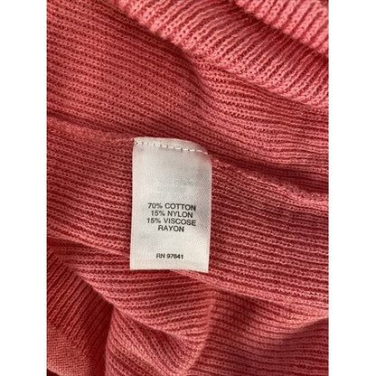 J.Jill Women's Pink Long Sleeve Thin Knit Sweater - S image 4