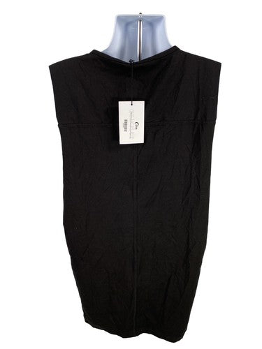 NEW Zyia Active Men's Black Athletic Cutoff Split T Tank - S image 2