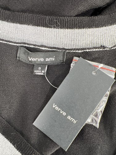 NEW Verve Ami Women's Black Long Sleeve Cardigan Sweater - S image 3