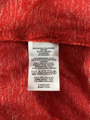 NEW Ann Taylor Women's Red Ruffle Sleeve Thin Knit Sweater - M image 4