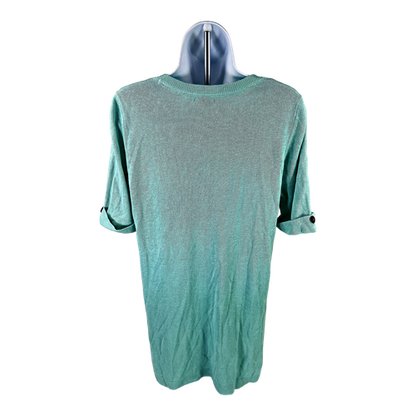 J.Jill Women’s Blue Short Sleeve Thin Knit Sweater - S Petite image 2
