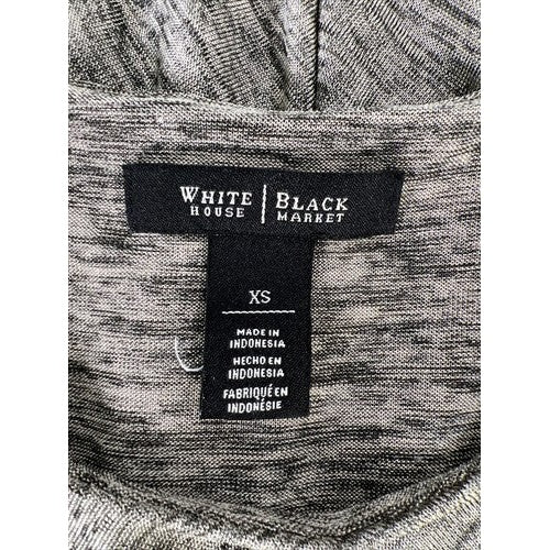 White House Black Market Women's Brown Sleeveless Asymmetrical Top - XS image 3