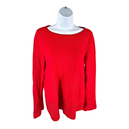 Ann Taylor Women’s Red Long Bell Sleeve Sweater - M