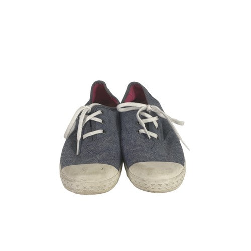 Toms Girls Youth Blue Fabric Zuma K Low Top Sneakers Shoes - 4 image 2