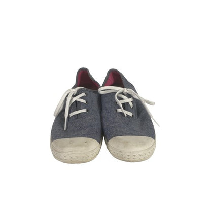 Toms Girls Youth Blue Fabric Zuma K Low Top Sneakers Shoes - 4 image 2