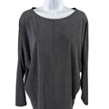 White House Black Market Women's Black Sandwash Dolman Tunic T-Shirt -XXS