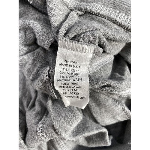 Trouble at the Mill Women's Gray Made in USA Full Zip Sweatshirt Sz S image 4