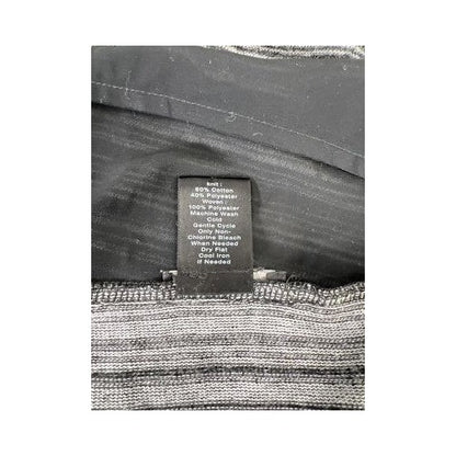 Ann Taylor Women’s Black/Gray Knit Tank Top - L image 4