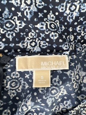 Michael Kors Women’s Blue Zipper Back Sleeveless Tank Top - S image 3