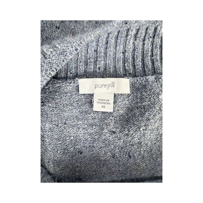 Pure J.Jill Women’s Blue Long Sleeve Tunic Sweater - XS image 3
