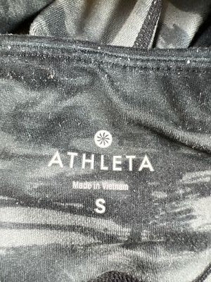 Athleta Women’s Black/Gray Gusset Athletic Leggings - S image 3