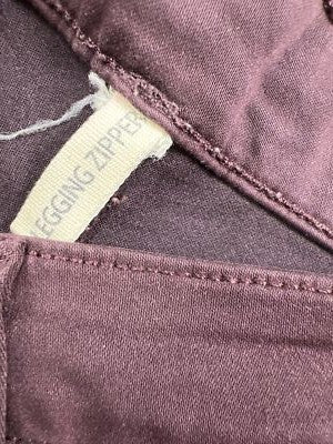 Rag and Bone Women’s Dark Purple Legging Zipper Ankle Pants - 26 image 4