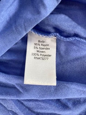 NEW Apt.9 Women’s Blue Rhinestone Trim Sleeveless Tank Top - M image 4