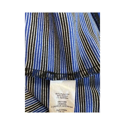 Madewell Women’s Blue/Black Striped Short Sleeve A-Line Dress - 2 image 4