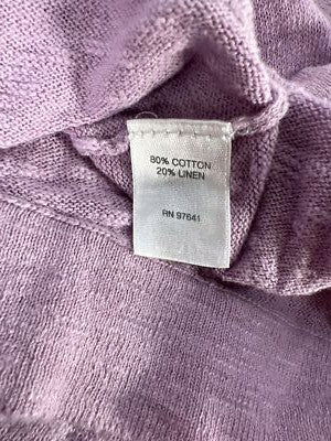 Pure Jill Women’s Purple Long Sleeve Slit Side Shirt - S Petite image 4