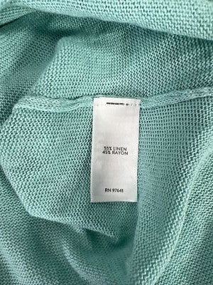 J.Jill Women’s Blue Short Sleeve Thin Knit Sweater - S Petite image 4