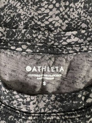 Athleta Women’s Black Daily Snake Print Short Sleeve T-Shirt - S image 3