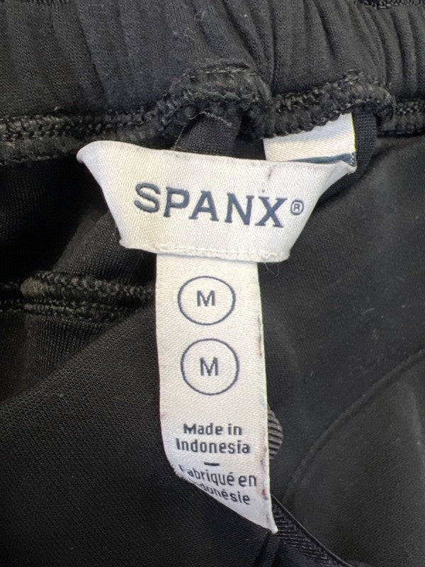 Spanx Women's Black Air Essentials Stretch Waist Ankle Sweatpants - M image 3