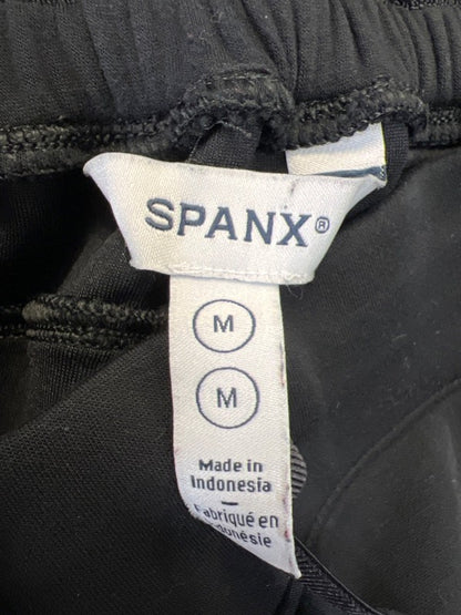 Spanx Women's Black Air Essentials Stretch Waist Ankle Sweatpants - M image 3