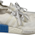 Adidas Youth NMD_R1 J White Real Blue Sneakers EE6677 - No insoles - 5.5