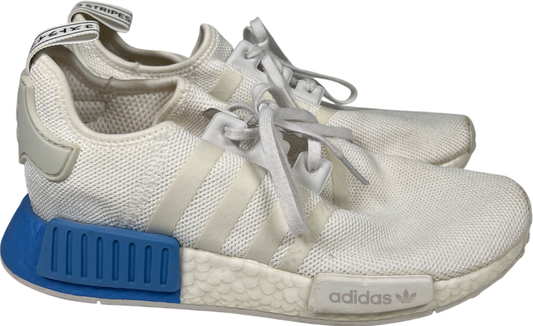 Adidas Youth NMD_R1 J White Real Blue Sneakers EE6677 - No insoles - 5.5