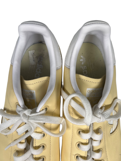 Adidas Men's Yellow/White Stan Smith Easy Yellow Lace Up Sneakers - 9.5 image 3