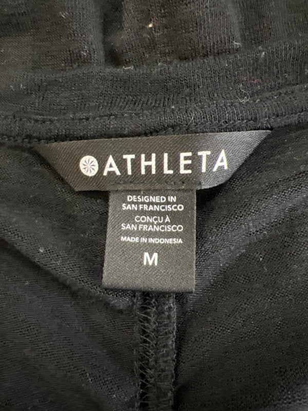 Athleta Women's Black Breezy Ruched Tank Top - M image 3