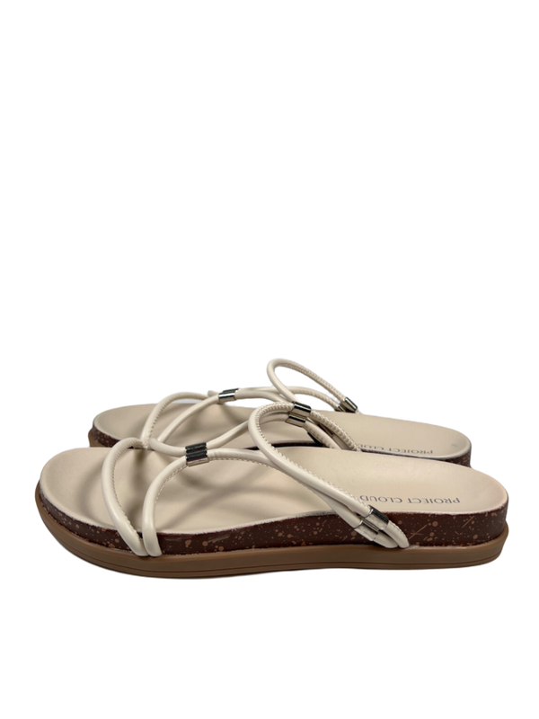 Project Cloud Women's Beige/Ivory Float Strappy Slide On Sandals - 8 image 5