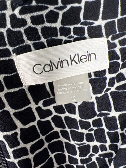 Calvin Klein Women's Blue/White Sleeveless Jumpsuit - 12 image 5