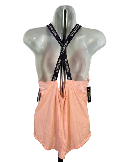 Nike Women's Pink Dri-Fit Standard Fit Training Athletic Tank Top - M image 2