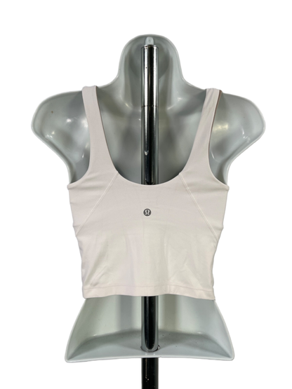 Lululemon Women's White Align Built In Bra Sleeveless Athletic Tank Top - 4 image 2