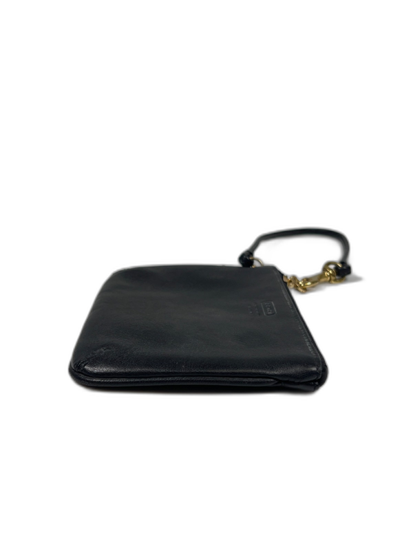 Coach Women's Black Leather Small Wristlet Wallet image 3