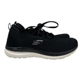 Skechers Women's Black Memory Foam Bountiful Sneakers - 7