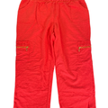 Zenergy by Chico's Women's Red/Coral Cropped Sweatpants - 2/US L