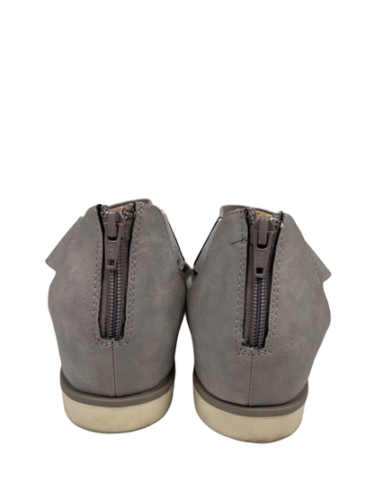 Euro Soft by Sofft Women's Gray Ankle Strap Open Toe Low Wedge Sandals - 8.5 image 4