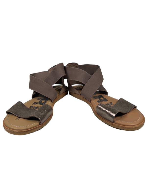 Sorel Women's Gray Metallic Ella II Strappy Sandals - 8.5 image 6