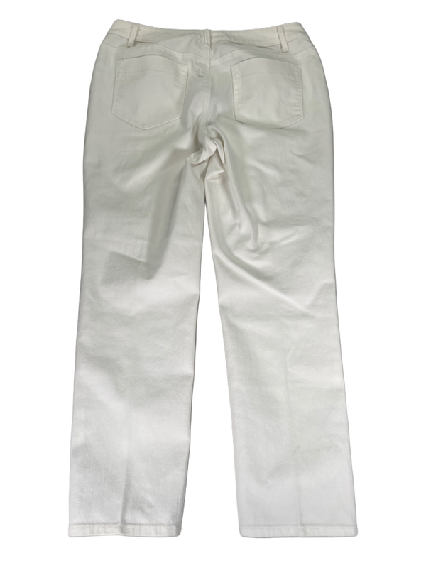 Coldwater Creek Women's White Denim Jeans - 10 Petite image 2