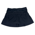 Athleta Women's Black Lined Runaround Pleated Back Athletic Skort - S