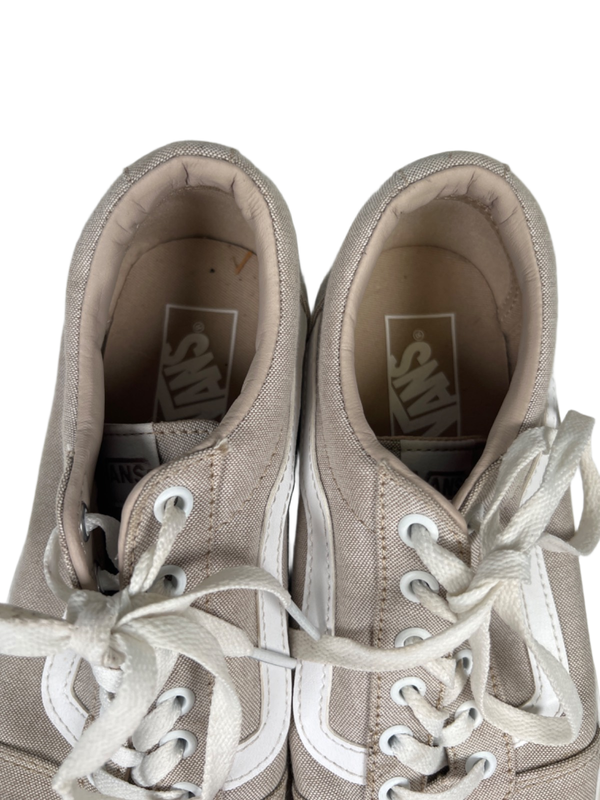 Vans Women's Gray/Taupe Canvas Ward Summer Low Top Lace Up Sneakers - 9 image 3